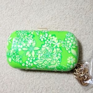 NIB Lilly Pulitzer Clutch Limeade It's A Spring Thing